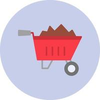 Wheelbarrow Vector Icon