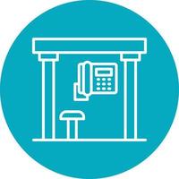 Telephone Box Vector Icon