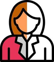 Stewardess Vector Icon Design