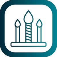 Candle Vector Icon Design