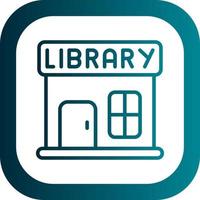 Library Vector Icon Design