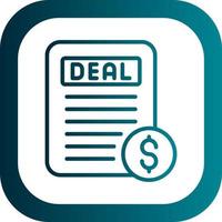 Business Deal Vector Icon Design