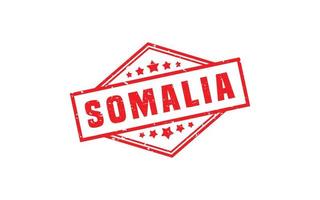 Somalia sello caucho con grunge estilo en blanco antecedentes vector