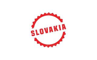 SLOVAKIA stamp rubber with grunge style on white background vector