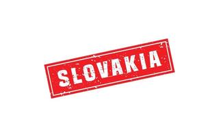 SLOVAKIA stamp rubber with grunge style on white background vector