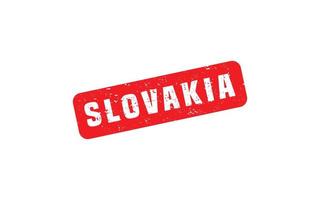 SLOVAKIA stamp rubber with grunge style on white background vector