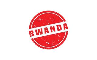 Ruanda sello caucho con grunge estilo en blanco antecedentes vector