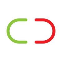 Unlink icon line isolated on white background. Black flat thin icon on modern outline style. Linear symbol and editable stroke. Simple and pixel perfect stroke vector illustration