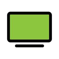 Tv icon line isolated on white background. Black flat thin icon on modern outline style. Linear symbol and editable stroke. Simple and pixel perfect stroke vector illustration