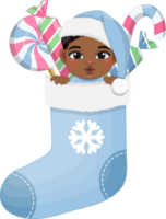 del bebe Primero Navidad media con linda bebé chico en pastel color diseño png