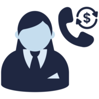 finance call center flat icon elements png