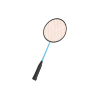 Badminton racket 3d illustration png