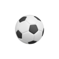 illustrazione 3d del pallone da calcio png