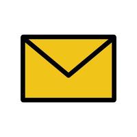 Email icon line isolated on white background. Black flat thin icon on modern outline style. Linear symbol and editable stroke. Simple and pixel perfect stroke vector illustration