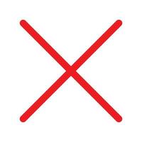 Close icon line isolated on white background. Black flat thin icon on modern outline style. Linear symbol and editable stroke. Simple and pixel perfect stroke vector illustration.