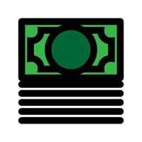 Money stack icon line isolated on white background. Black flat thin icon on modern outline style. Linear symbol and editable stroke. Simple and pixel perfect stroke vector illustration