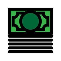 Money stack icon line isolated on white background. Black flat thin icon on modern outline style. Linear symbol and editable stroke. Simple and pixel perfect stroke vector illustration