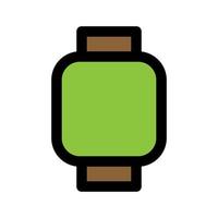 Watch icon line isolated on white background. Black flat thin icon on modern outline style. Linear symbol and editable stroke. Simple and pixel perfect stroke vector illustration