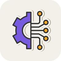 Deep Learning Vector Icon Design