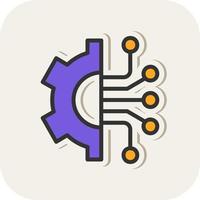 Deep Learning Vector Icon Design