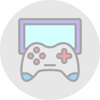 diseño de icono de vector de consola de juegos