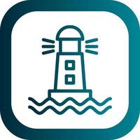 Lighthouse Vector Icon Design