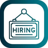 Hiring Vector Icon Design