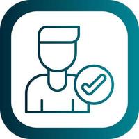 Hired Vector Icon Design