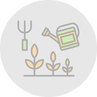 Farming and Gardening Vector Icon Design