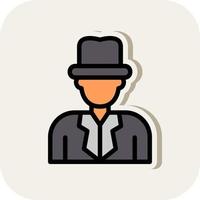 diseño de icono de vector de detective