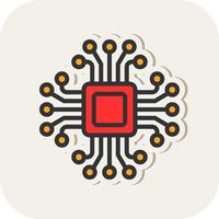 Artificial Intelligence Vector Icon Design