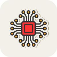 Artificial Intelligence Vector Icon Design