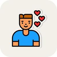 Boyfriend Vector Icon Design