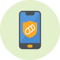 Waterproof phone Vector Icon
