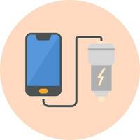 Car phone charging Vector Icon