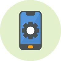 Mobile Setting Vector Icon