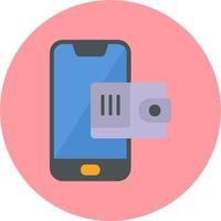 Mobile Wallet Vector Icon