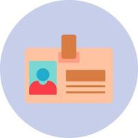 Identity Card Vector Icon