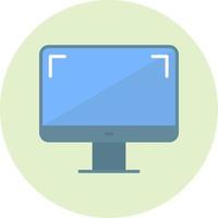 monitor de icono de vector