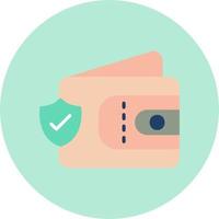 Wallet Secure Vector Icon