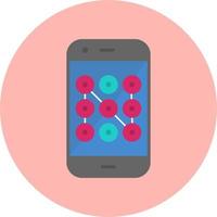 Mobile Security Vector Icon