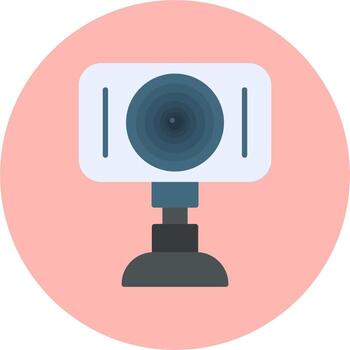 cámara web vector icono