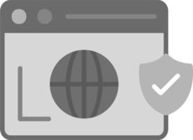 Secure  Browser Vector Icon