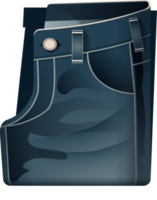 travel flat lay jean object element. png