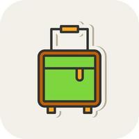 Luggage Vector Icon Design