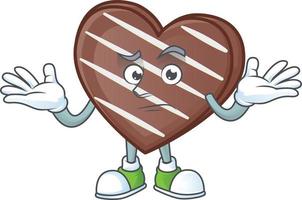 Stripes chocolate bar cartoon character style vector