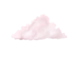 set of realistic color shade cloud illustration png