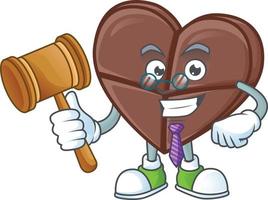 Chocolate bar love cartoon character style vector