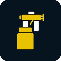 Spray Paint Gun Vector Icon Design