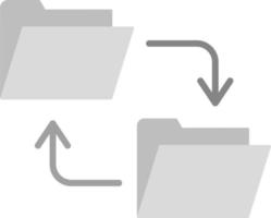 icono de vector de transferencia de datos